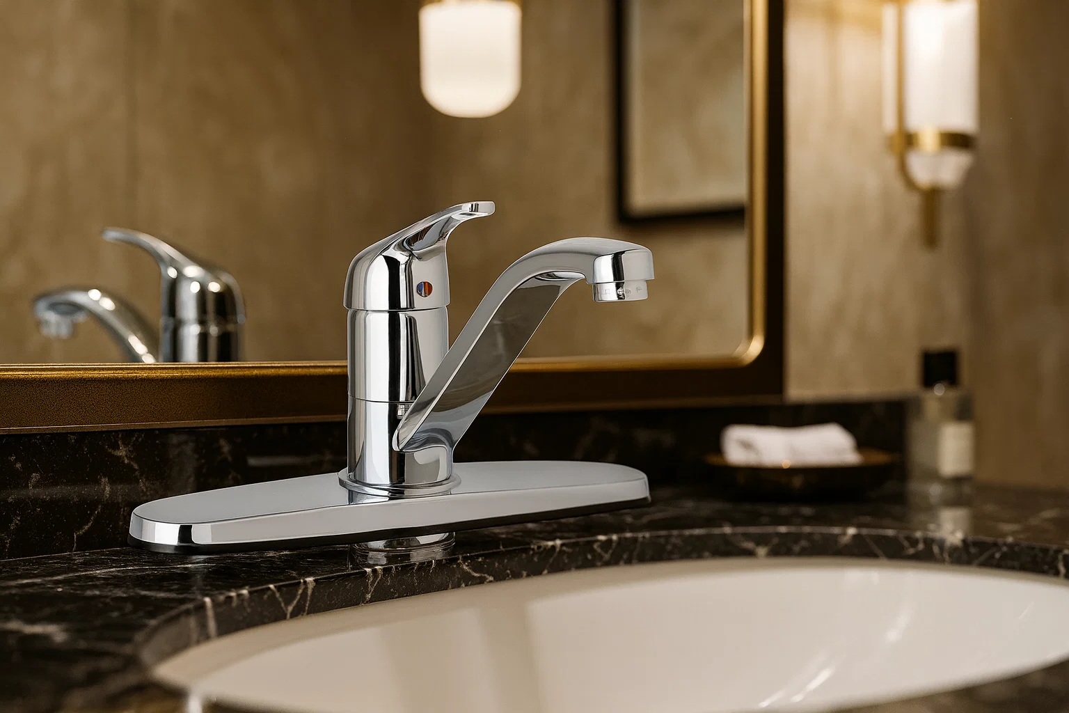 BathSelect single hole manual faucets